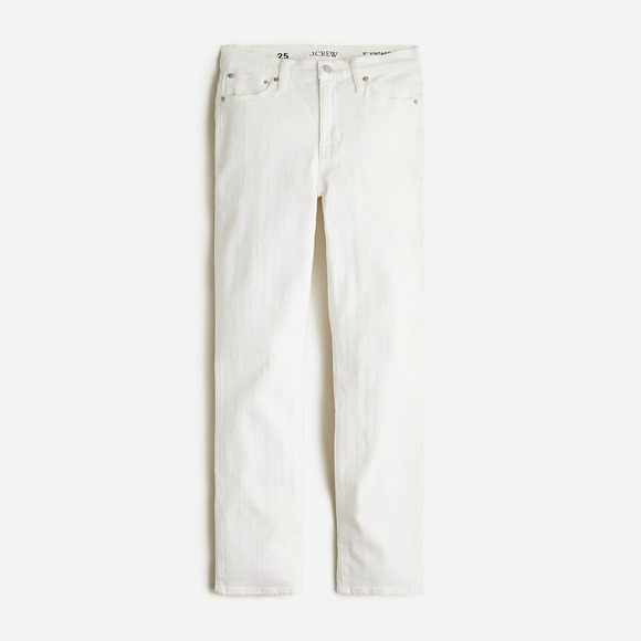 J.Crew 9" Vintage Slim-straight Jean White 27 - Picture 3 of 3